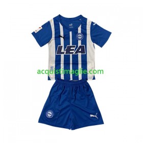 Divisa di Calcio Deportivo Alaves Bambino Prima 2023/2024